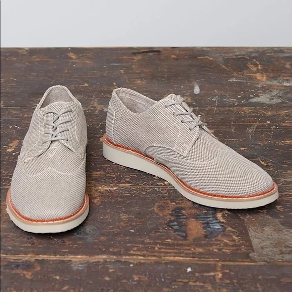 Toms Brogue Desert Taupe Farren Oxfords - Picture 2 of 10